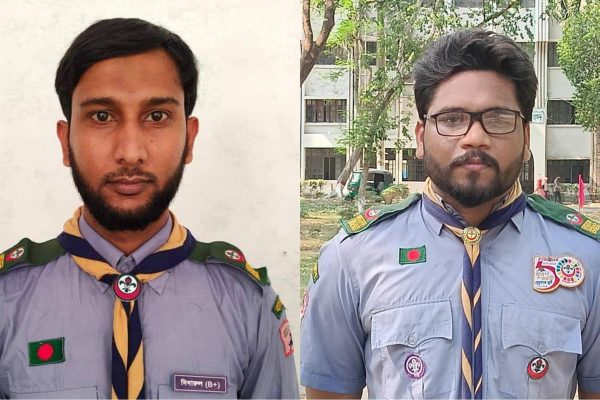 ইবি রোভার স্কাউট গ্রুপের সভাপতি দিদারুল সম্পাদক সাঈম