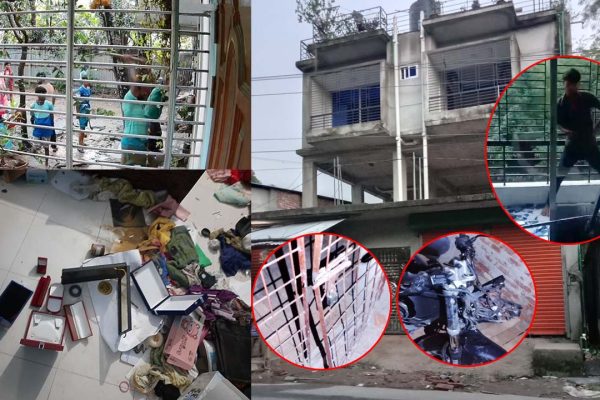 কালীগঞ্জে দিনের আলোয় গৃহবধূর বাড়িতে হামলা, ৩৫ লক্ষ টাকার লুটপাট