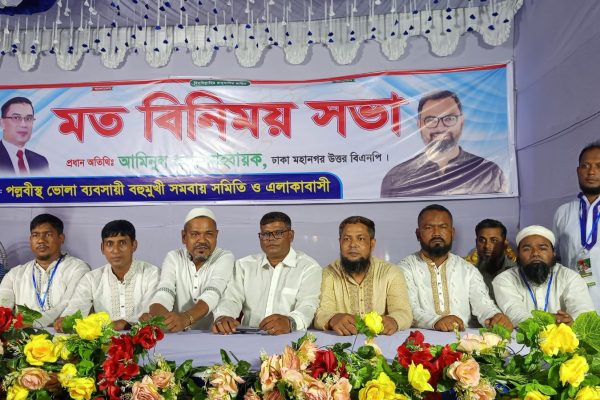 পল্লবীতে বিএনপির মতবিনিময় সভা অনুষ্ঠিত